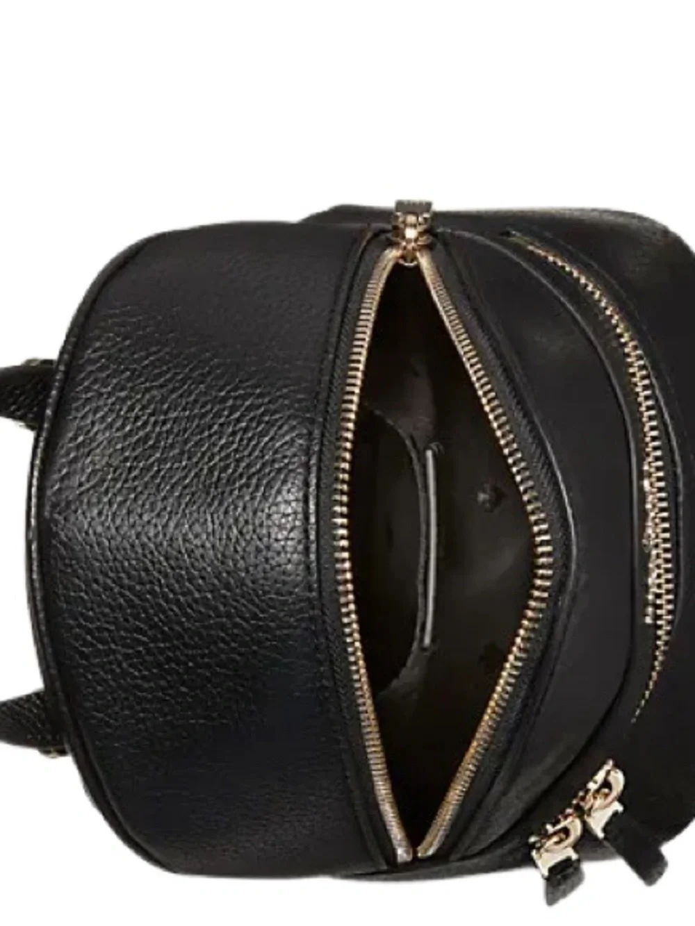 EUC Kate Spade Karina Black Pebbled Leather Mini Backpack with Gold Hardware
